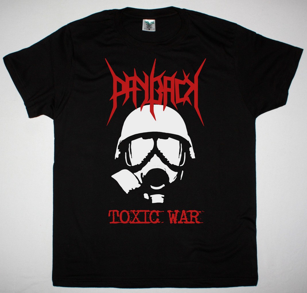 PAYBACK TOXIC WAR 2012 THRASH NEW BLACK T SHIRT