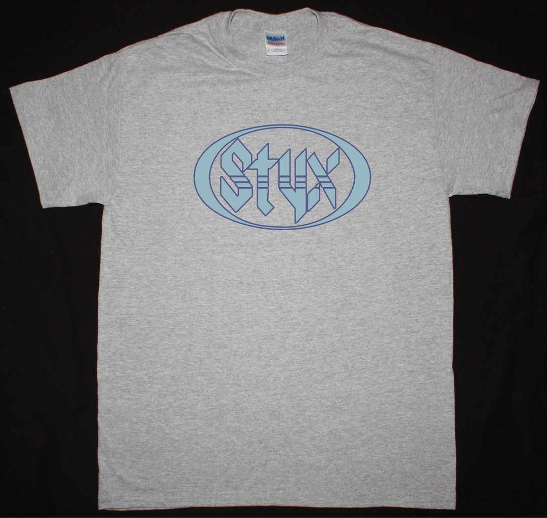 STYX LOGO NEW SPORTS GREY T-SHIRT