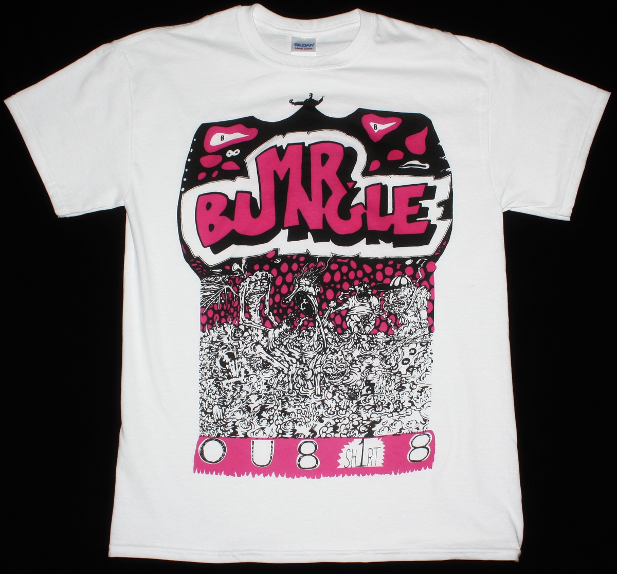 MR BUNGLE OU818 NEW WHITE T-SHIRT