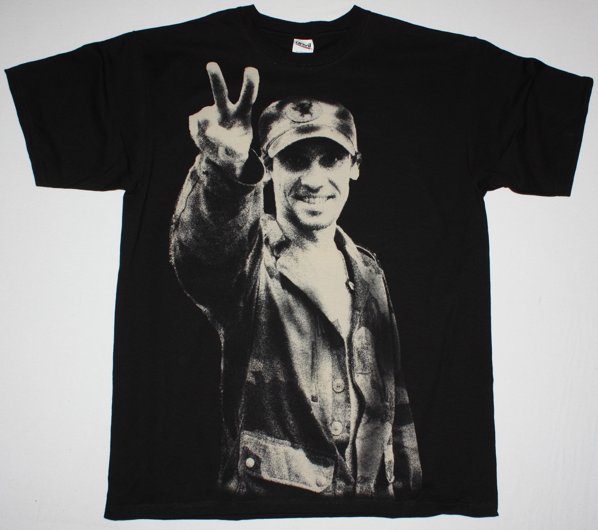 MANU CHAO VICTORIA  JUMBO PRINT NEW BLACK T-SHIRT