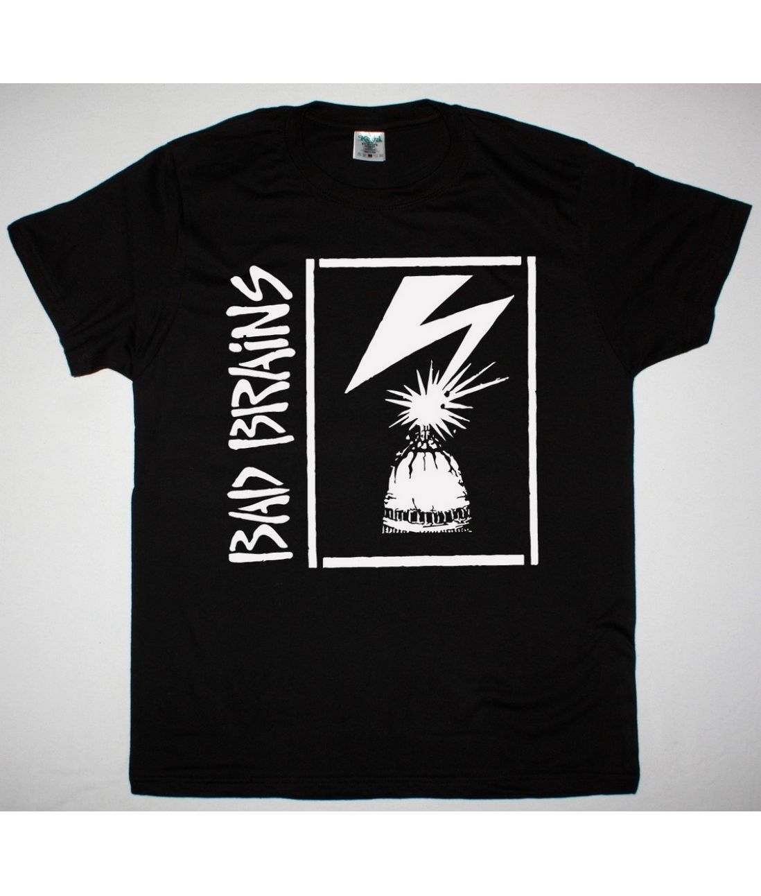 BAD BRAINS CAPITOL STENCIL LOGO NEW BLACK T SHIRT