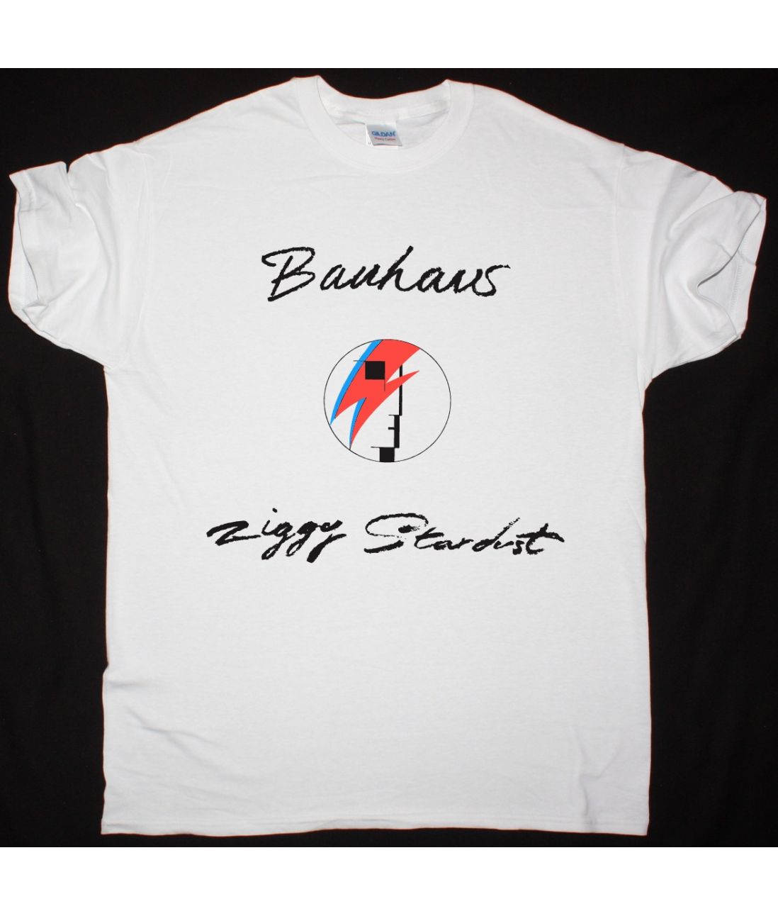 BAUHAUS ZIGGY STARDUST NEW WHITE T SHIRT