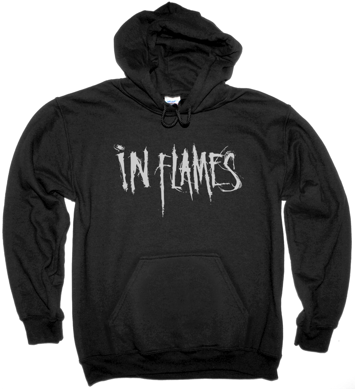 IN FLAMES LOGO NEW BLACK HOODIE
