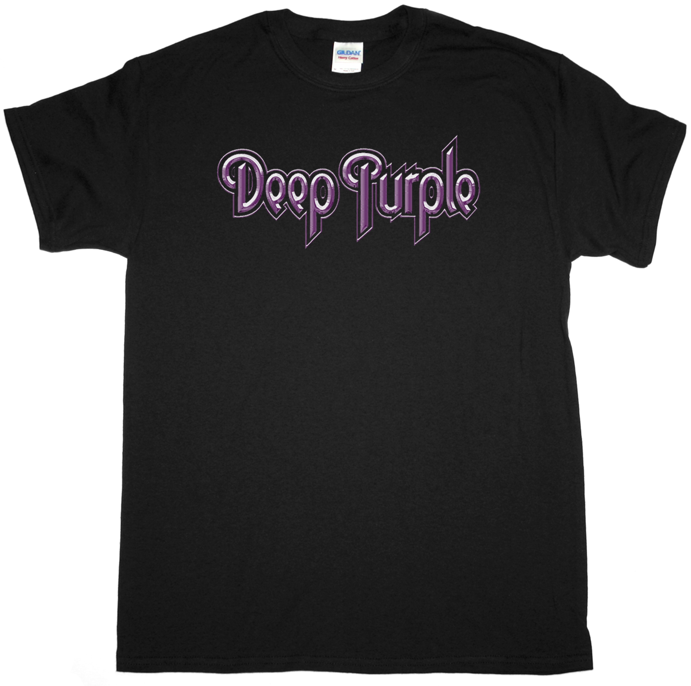 DEEP PURPLE LOGO NEW BLACK T-SHIRT