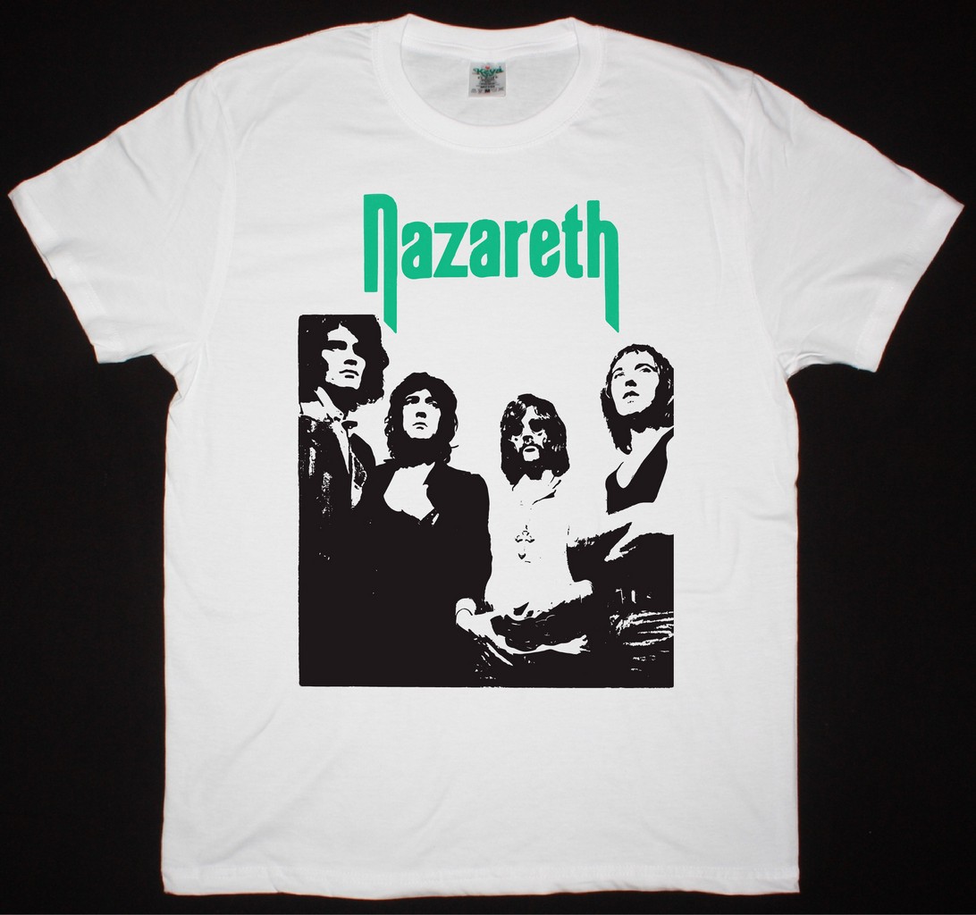 NAZARETH 1971 BAND NEW WHITE T SHIRT