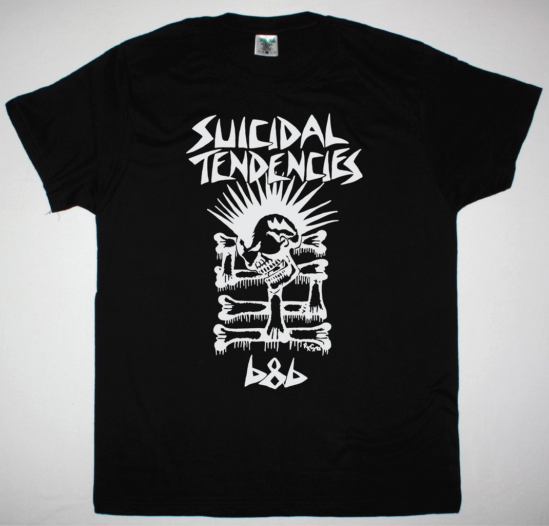 SUICIDAL TENDENCIES B&B NEW BLACK T-SHIRT