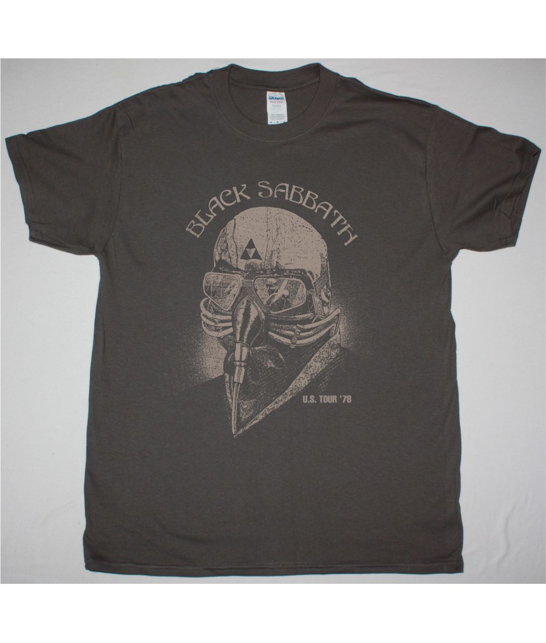 BLACK SABBATH US TOUR 78 NEW GREY CHARCOAL T SHIRT