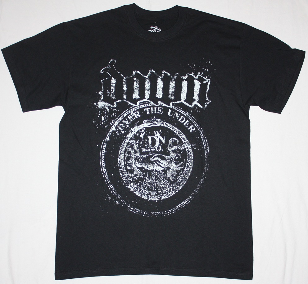 DOWN OVER THE UNDER'07 NEW BLACK T-SHIRT