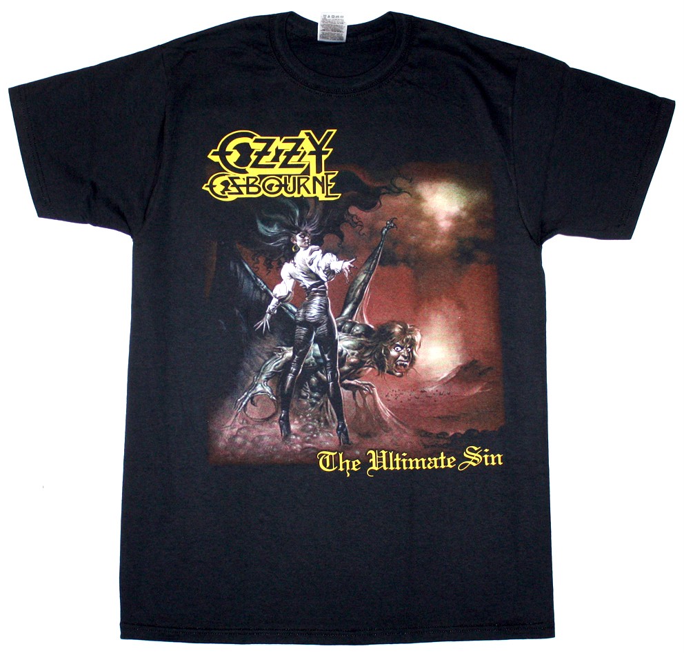 OZZY OSBOURNE THE ULTIMATE SIN'86 BLACK T-SHIRT