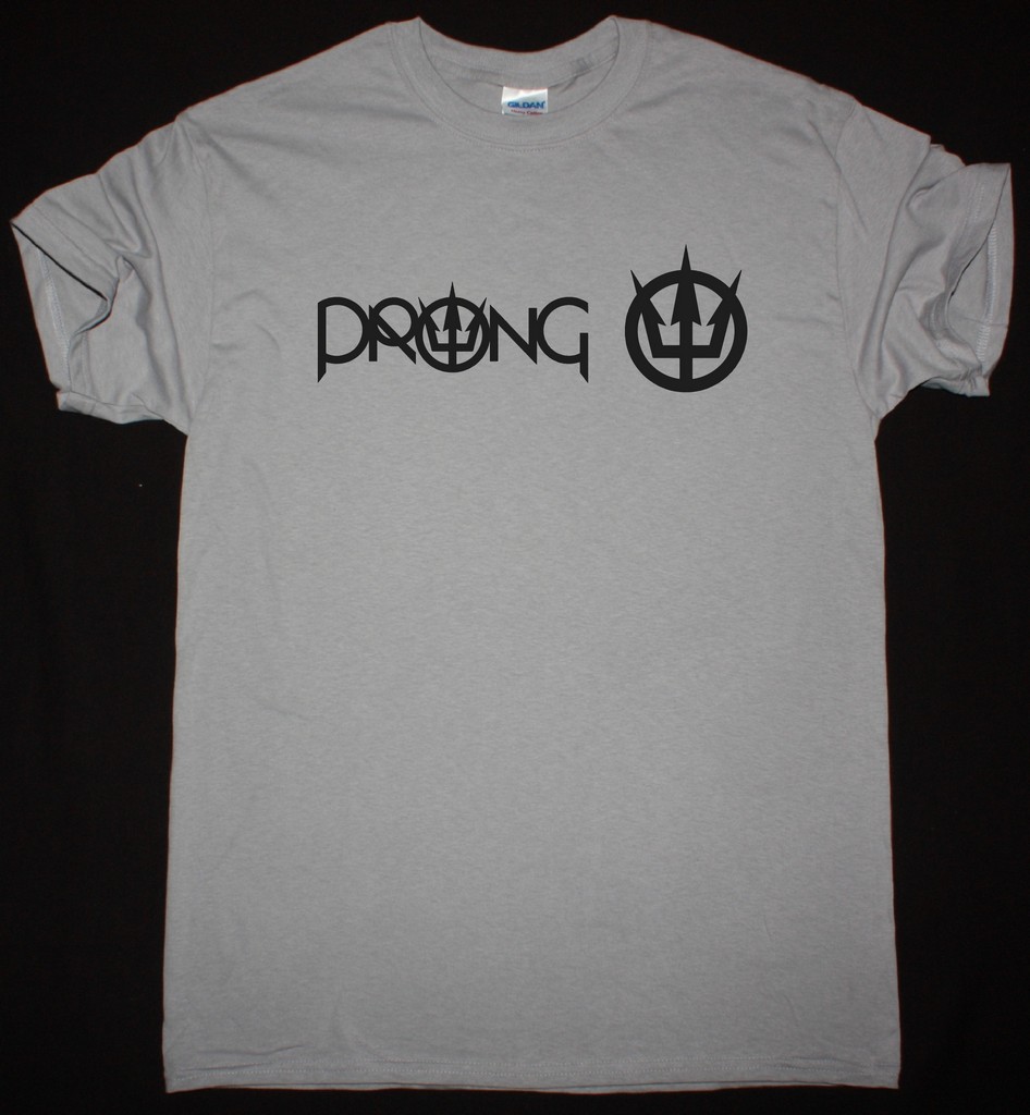 PRONG LOGO NEW LIGHT GREY T-SHIRT