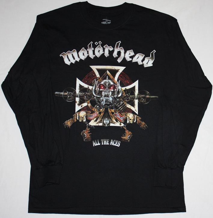MOTORHEAD ALL THE ACES  S-XXL LONG SLEEVE T-SHIRT
