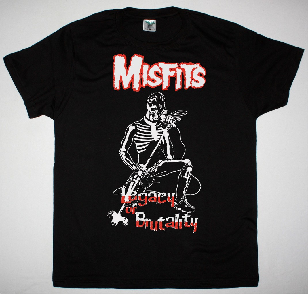 MISFITS LEGACY OF BRUTALITY 2 NEW BLACK T SHIRT