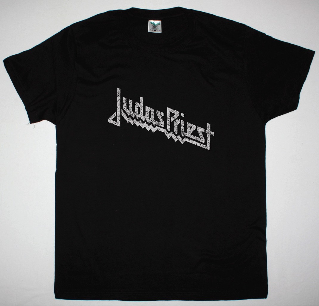 JUDAS PRIEST VINTAGE LOGO NEW BLACK T-SHIRT