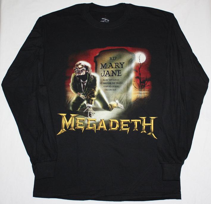 MEGADETH MARY JANE'88  LONG SLEEVE T-SHIRT