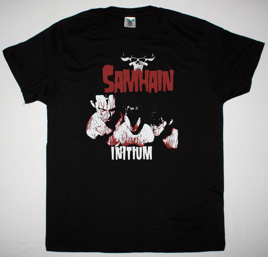 SAMHAIN INITIUM NEW BLACK T SHIRT
