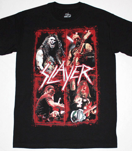 SLAYER BAND IN BLOOD NEW BLACK T-SHIRT