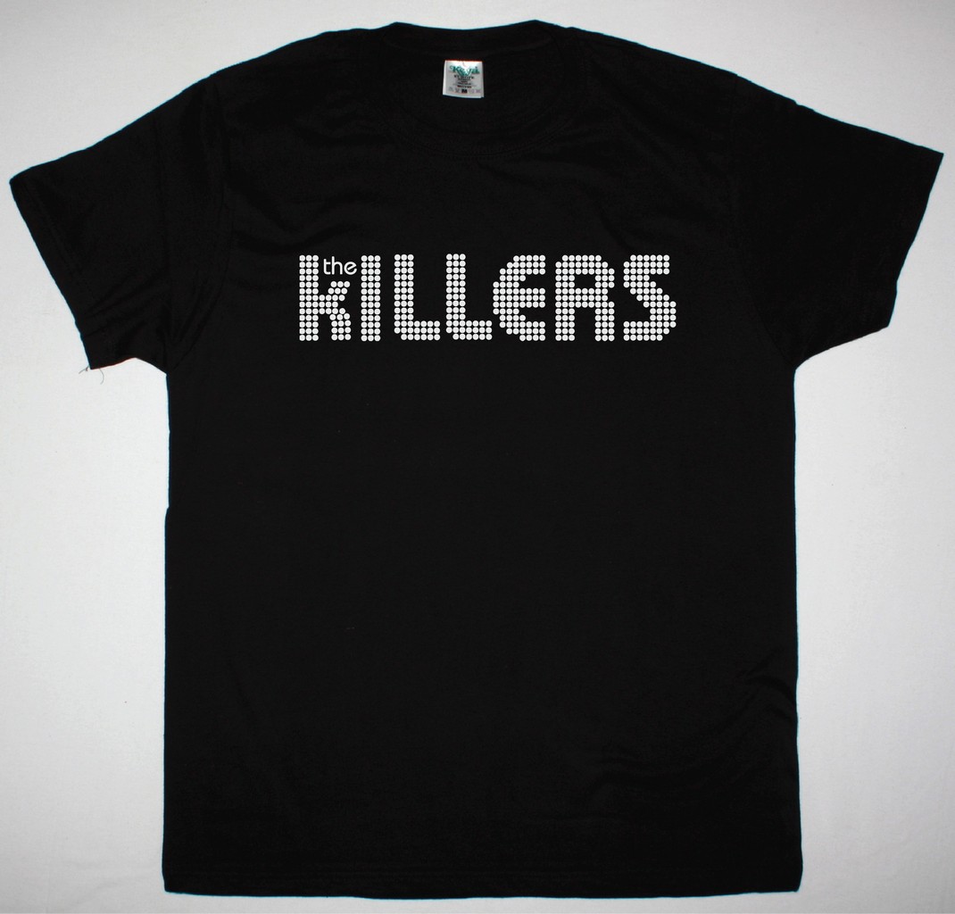 THE KILLERS LOGO NEW BLACK T-SHIRT