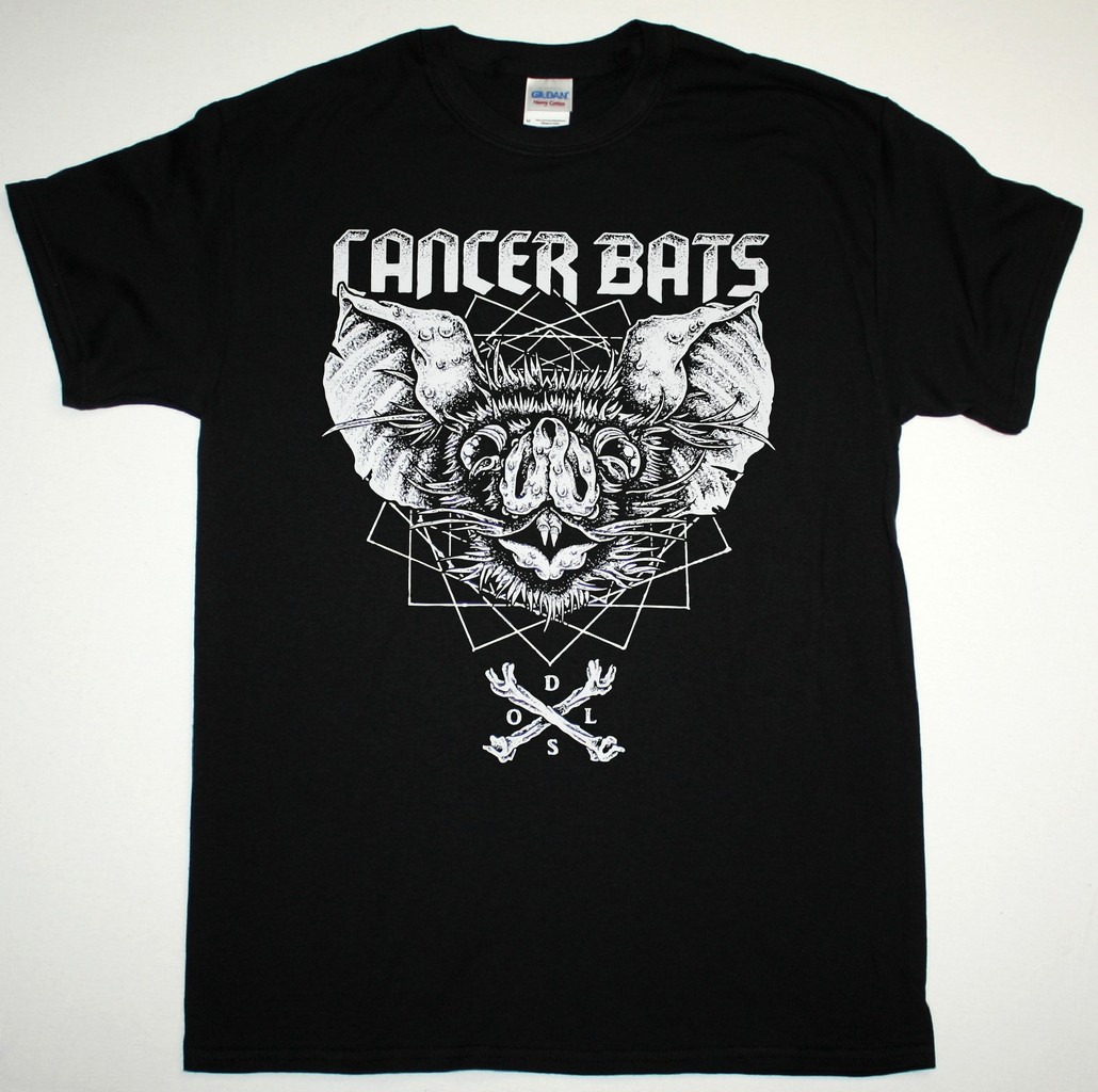 CANCER BATS BAT NEW BLACK T-SHIRT