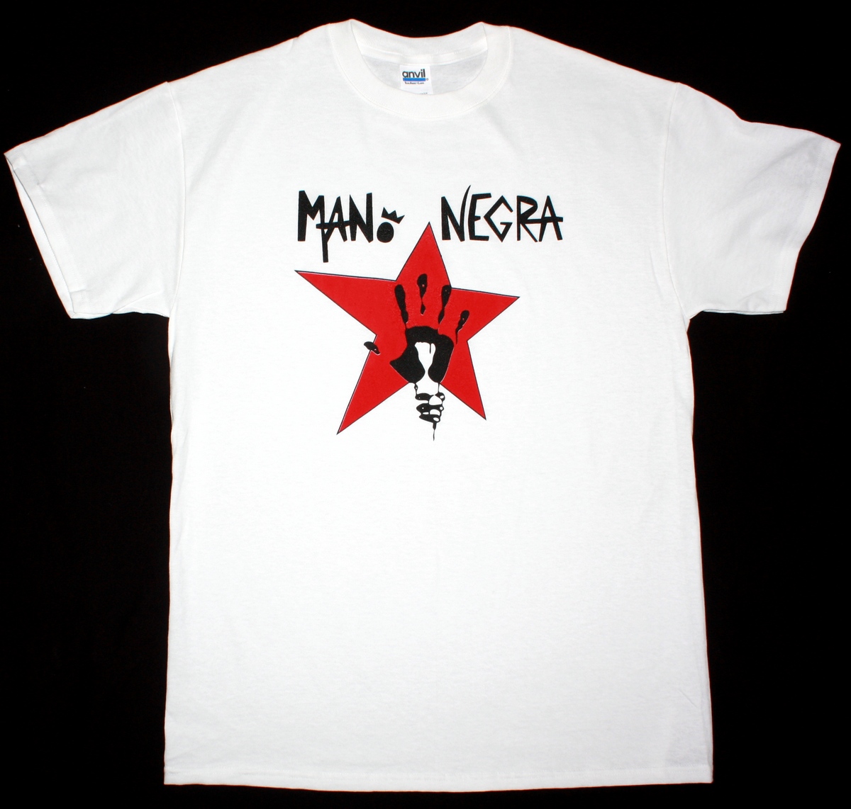 MANO NEGRA KING OF BONGO NEW WHITE T-SHIRT