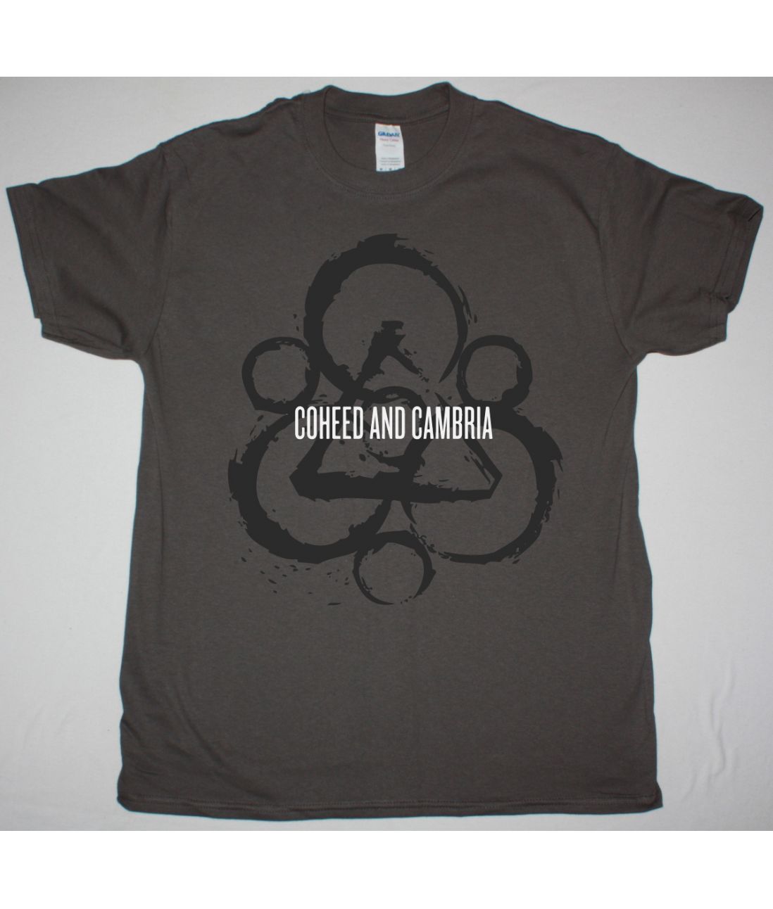COHEED AND CAMBRIA KEYWORD SPLATTER NEW GREY T SHIRT