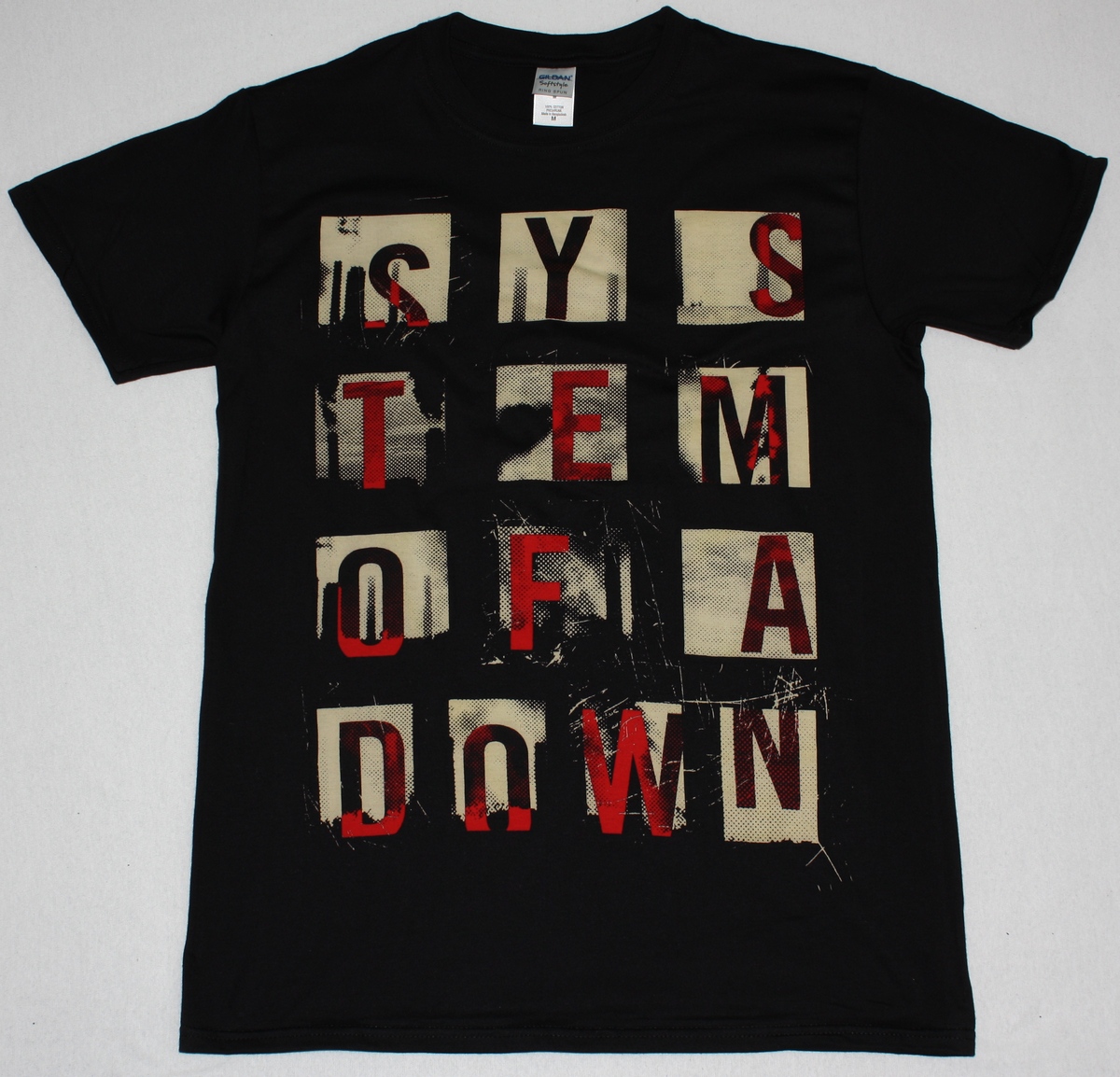 SYSTEM OF A DOWN ALPHA BOX NEW BLACK T-SHIRT
