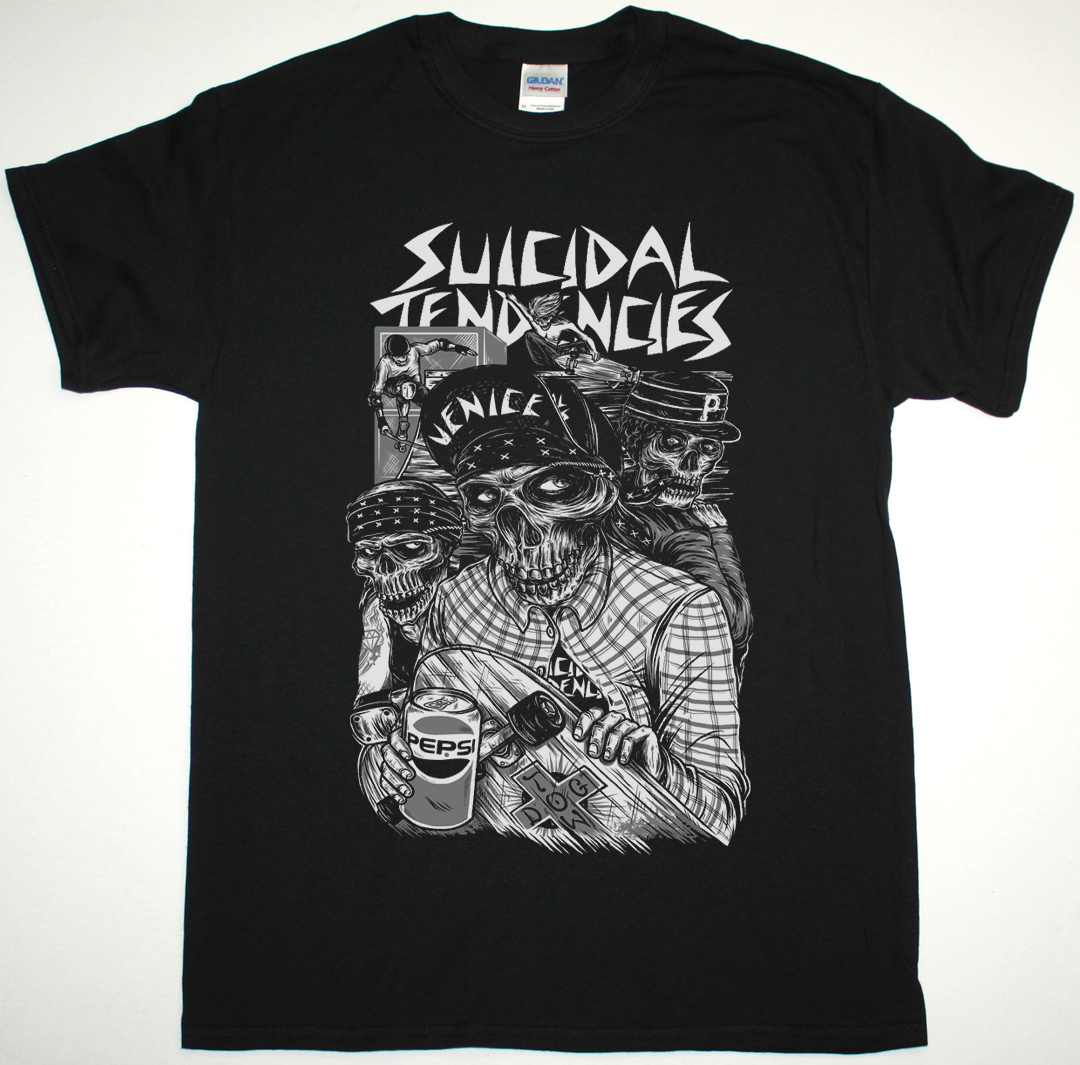 SUICIDAL TENDENCIES PEPSI NEW BLACK T-SHIRT