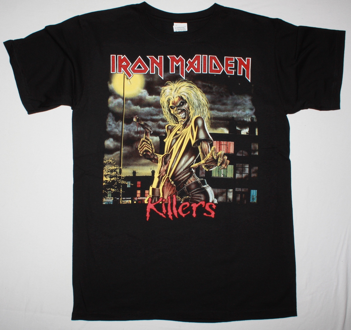 IRON MAIDEN KILLERS 1981 NEW BLACK T-SHIRT