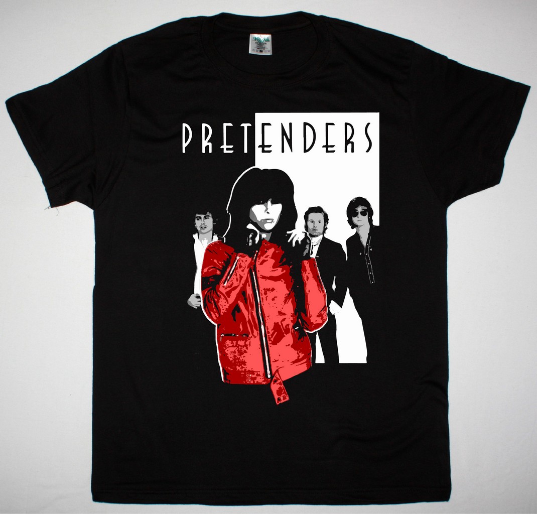 PRETENDERS NEW BLACK T-SHIRT