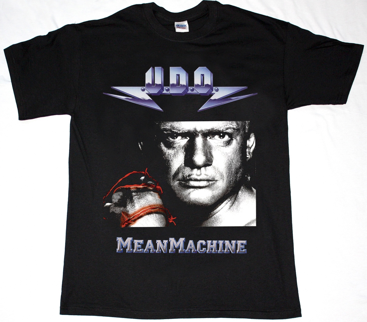 U.D.O. MEAN MACHINE'89 UDO NEW BLACK T-SHIRT