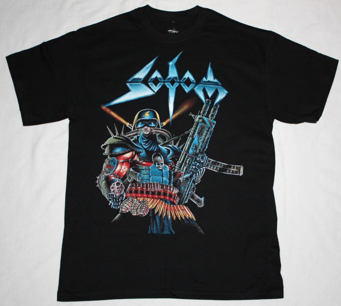 SODOM TEN BLACK YEARS NEW BLACK T-SHIRT