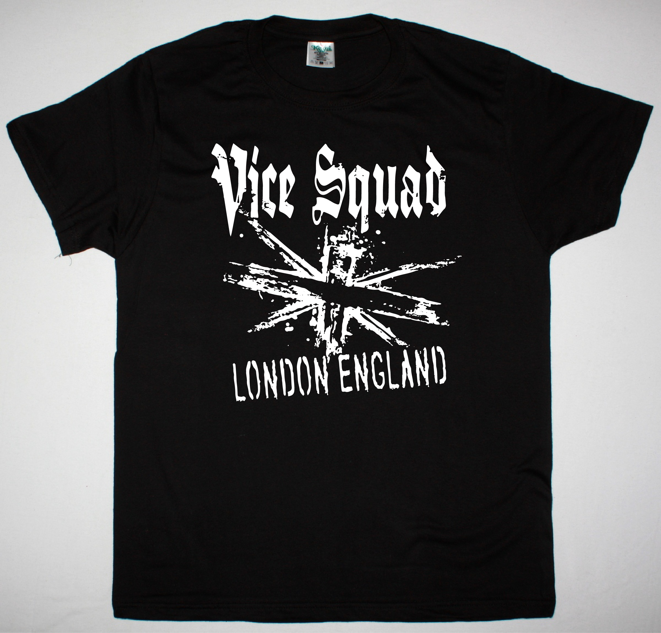 VICE SQUAD LONDON ENGLAND NEW BLACK T-SHIRT