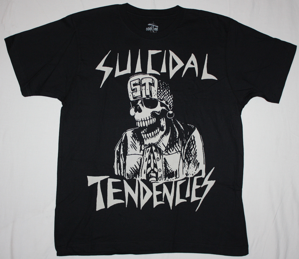 SUICIDAL TENDENCIES SKELETON NEW BLACK T-SHIRT