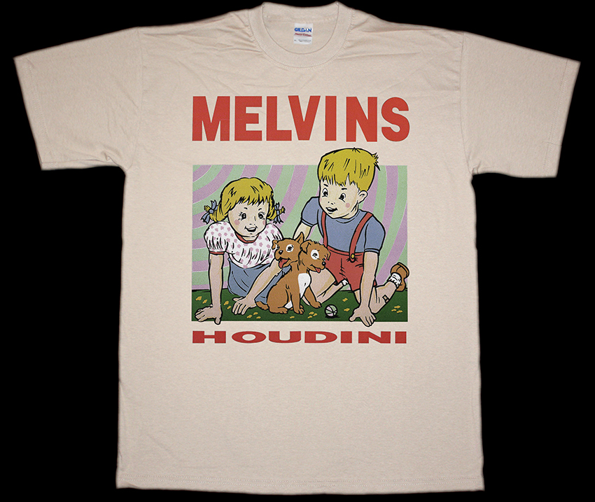 MELVINS HOUDINI NEW NATURAL COLOR T-SHIRT