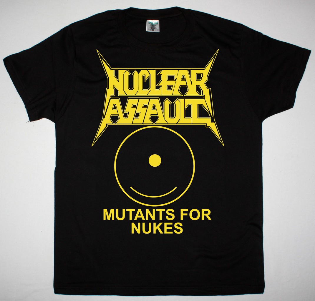 NUCLEAR ASSAULT MUTANTS FOR NUKES NEW BLACK T SHIRT