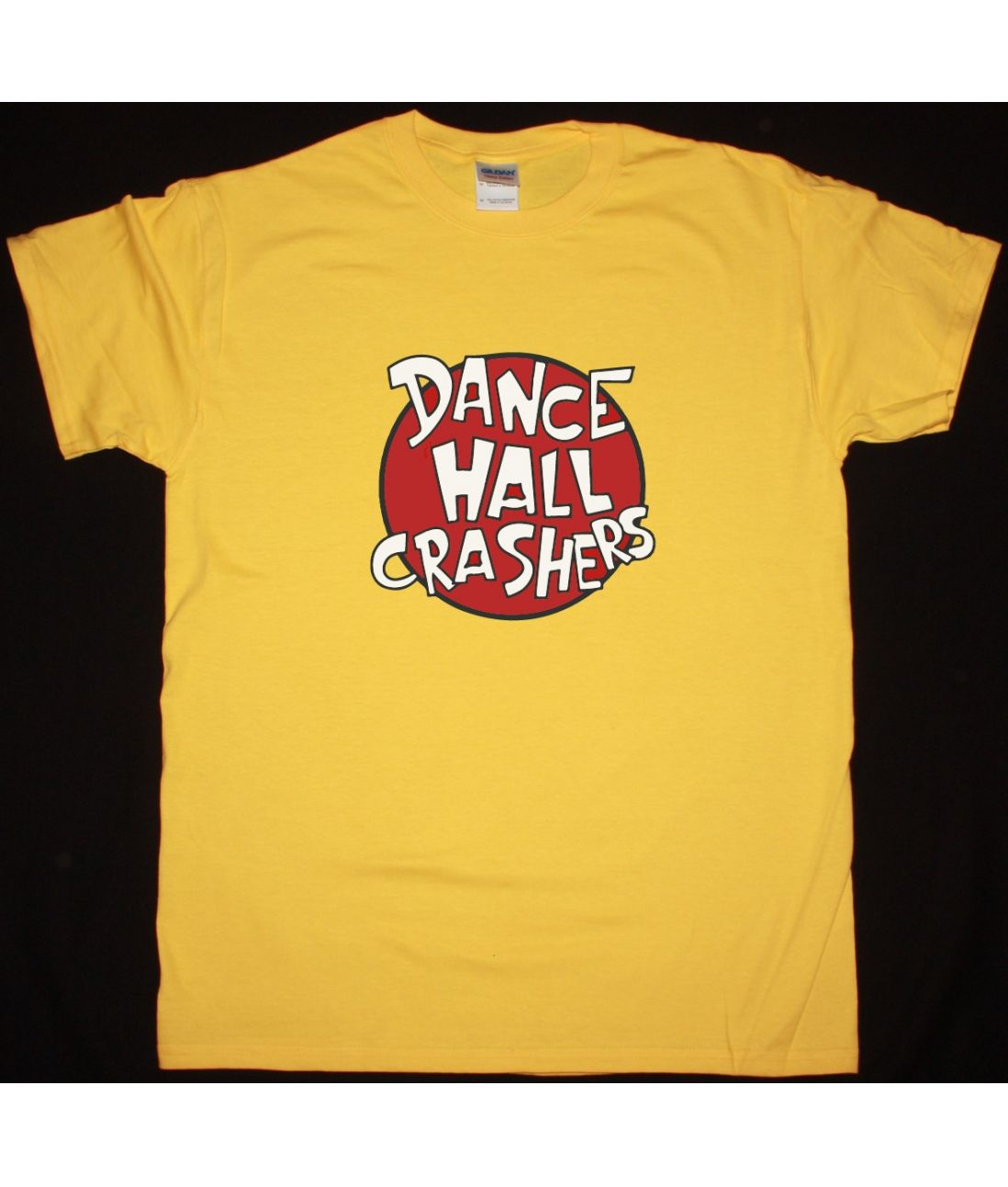 DANCE HALL CRASHERS LOGO NEW YELLOW T SHIRT