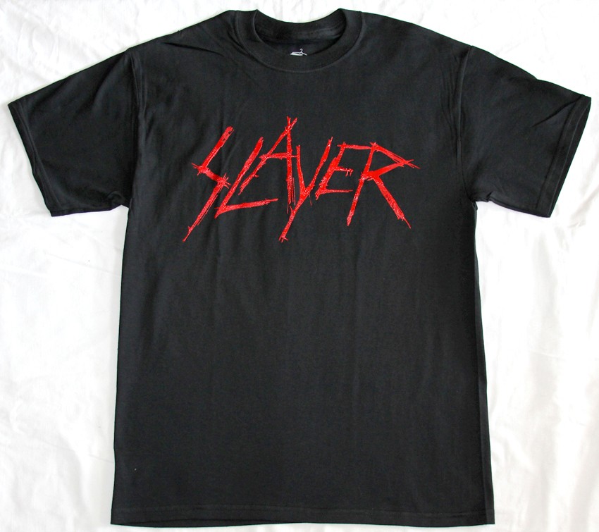 SLAYER BLOODY LOGO NEW BLACK T-SHIRT