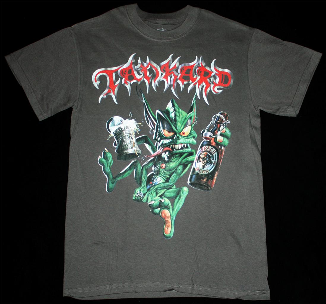 TANKARD ALIEN'89 NEW GREY T-SHIRT
