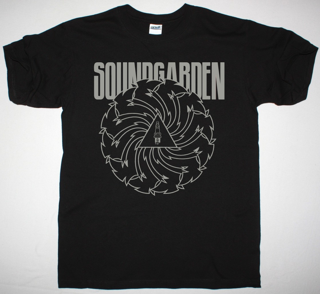 SOUNDGARDEN LOGO SAW NEW BLACK T SHIRT
