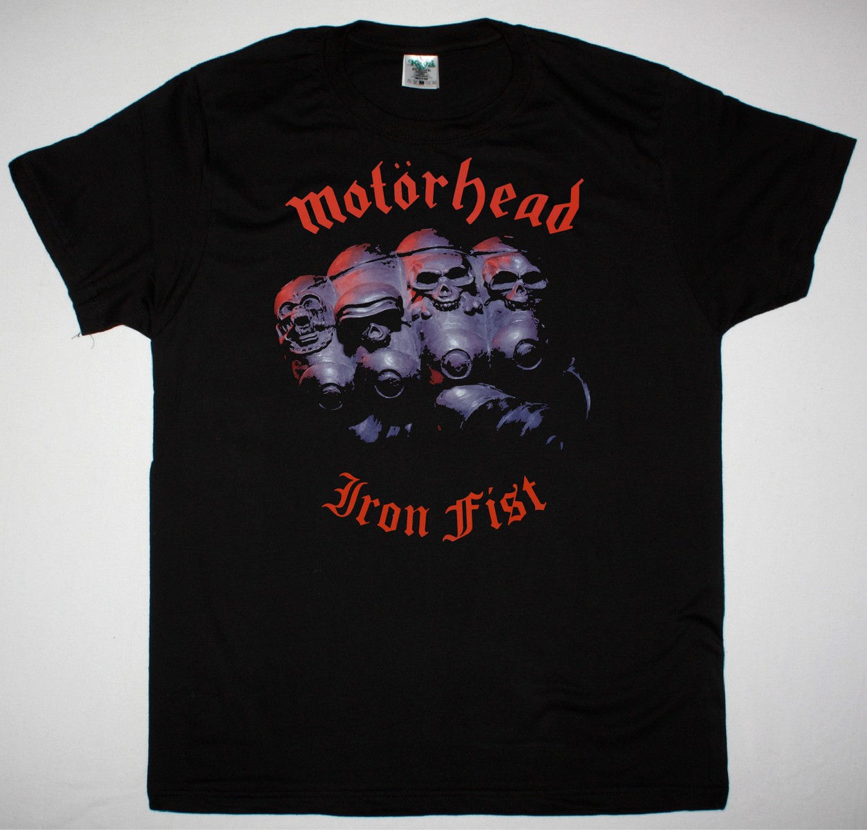 MOTORHEAD IRON FIST 1982 NEW BLACK T-SHIRT