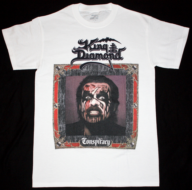 KING DIAMOND CONSPIRACY'89  NEW WHITE T-SHIRT