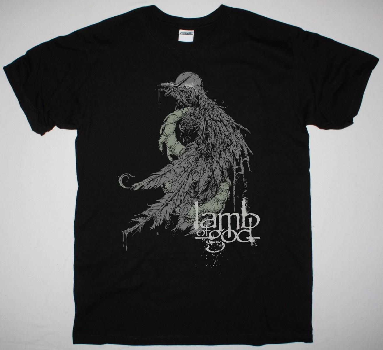 LAMB OF GOD BIRD NEW BLACK T-SHIRT