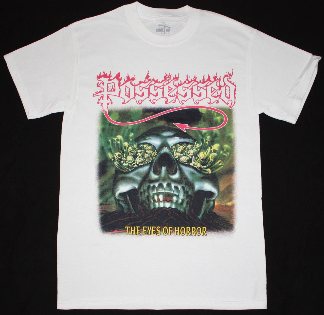 POSSESSED THE EYES OF HORROR NEW WHITE T-SHIRT
