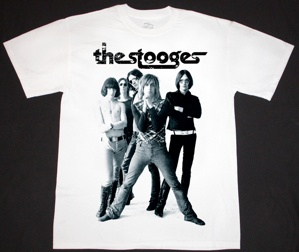 THE STOOGES IGGY POP  NEW WHITE T-SHIRT
