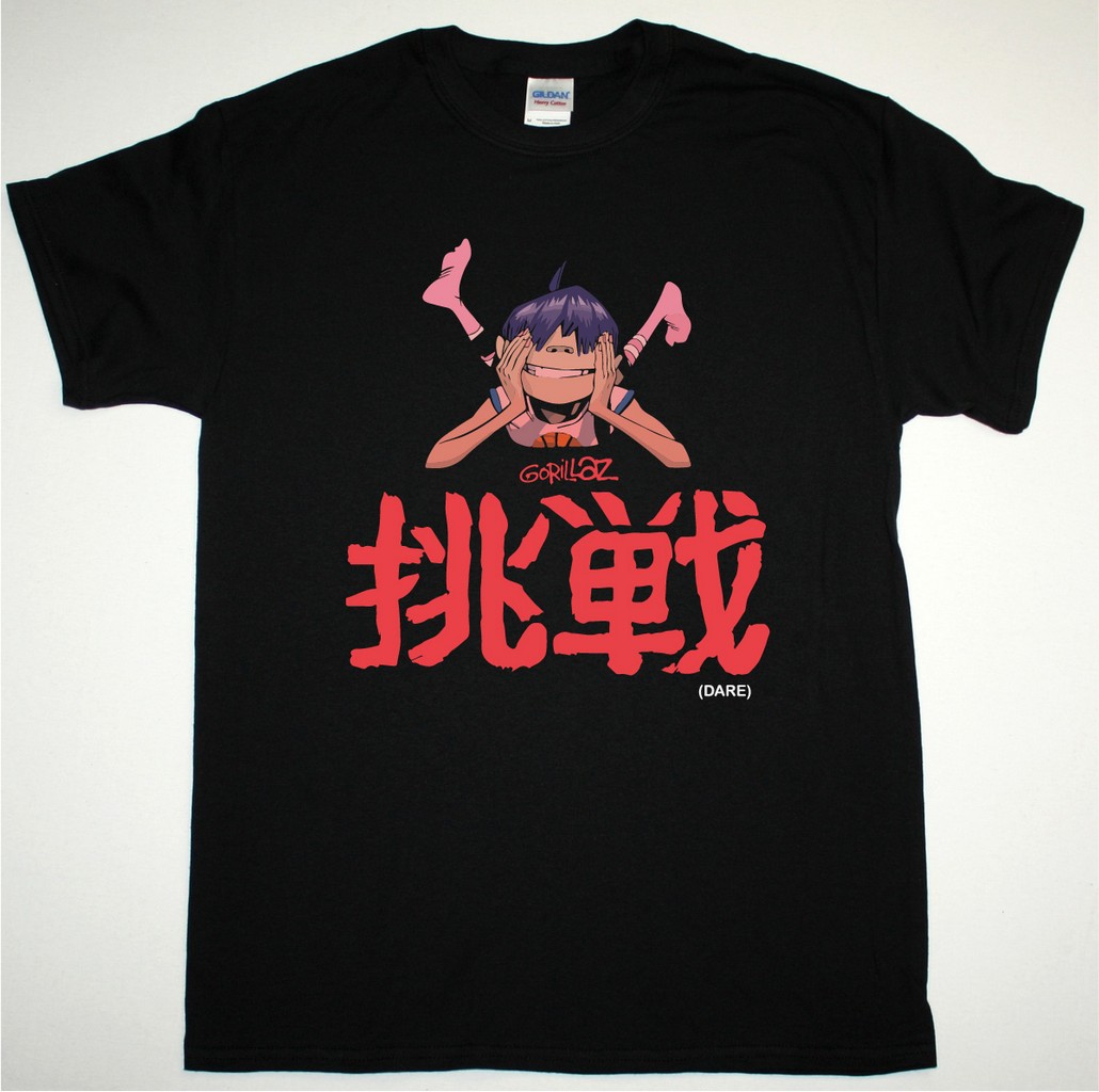 GORILLAZ DARE NEW BLACK T SHIRT