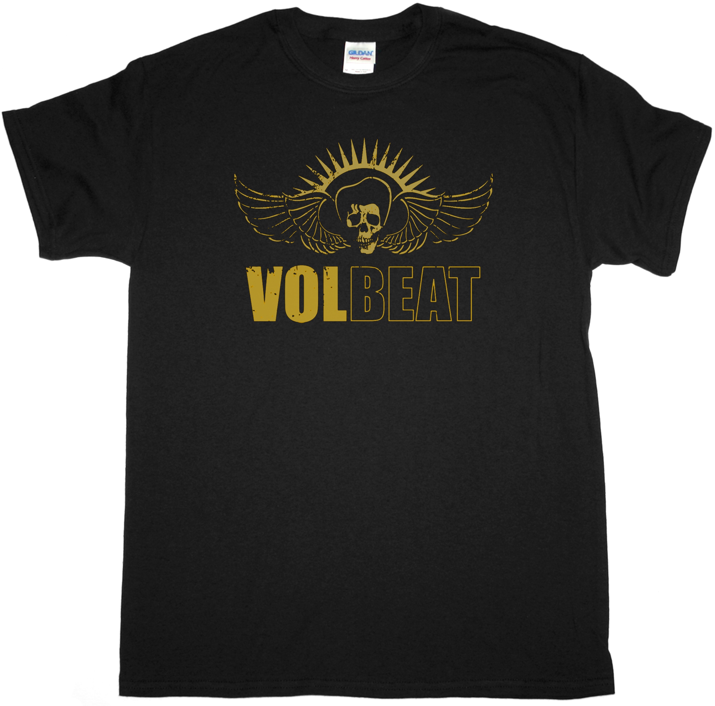 VOLBEAT LOGO NEW BLACK T-SHIRT