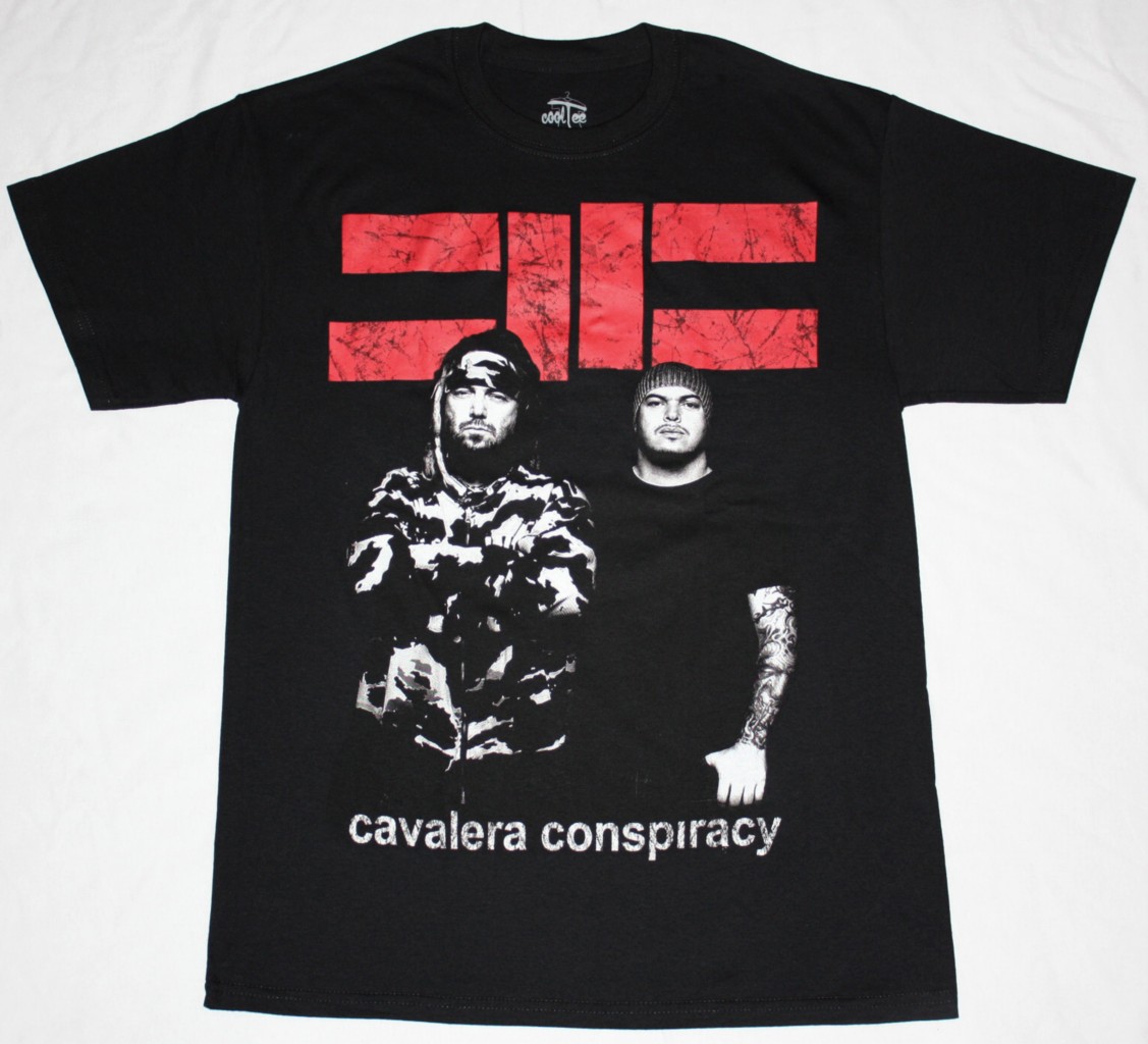 CAVALERA CONSPIRACY PHOTO NEW BLACK T-SHIRT