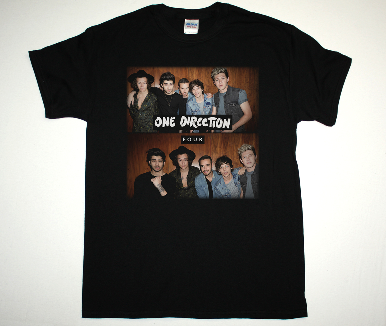 ONE DIRECTION FOUR 2014 NEW BLACK T-SHIRT