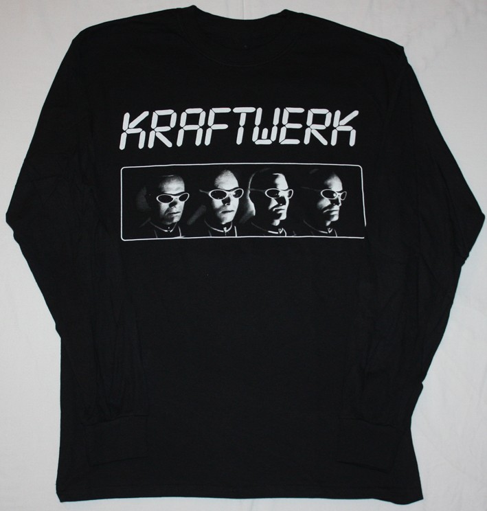 KRAFTWERK DEN ATELIER S-XXL BLACK LONG SLEEVE T-SHIRT