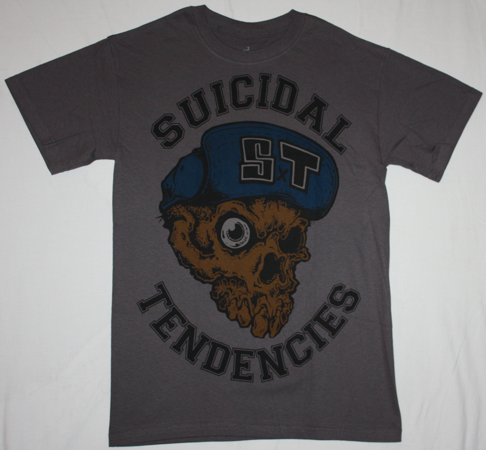 SUICIDAL TENDENCIES FREAK  NEW CHARCOAL GREY T-SHIRT
