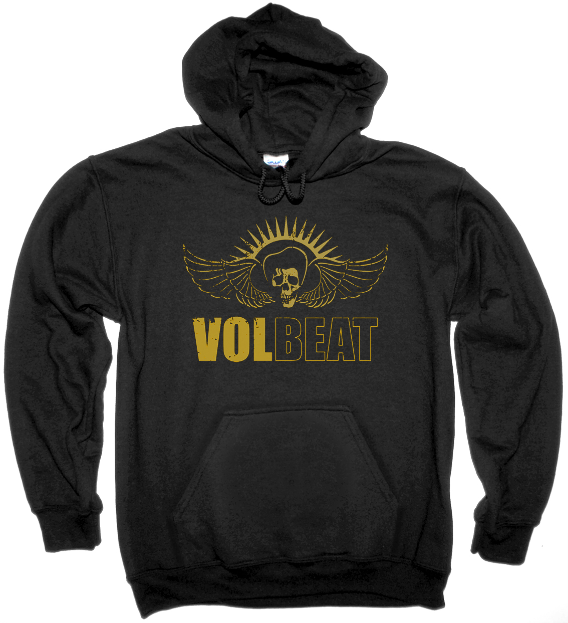 VOLBEAT LOGO NEW BLACK HOODIE